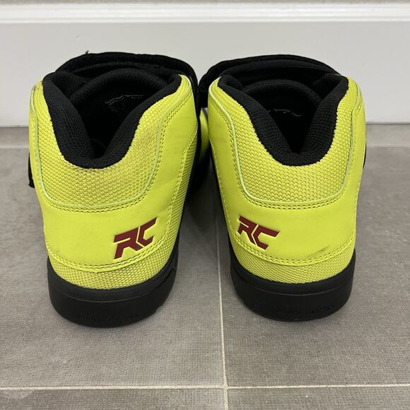 Ride Concepts Wildcat Mens 10.5 Yellow MTB Sneaker Bike Flat Pedal Shoes - Picture 4 of 7